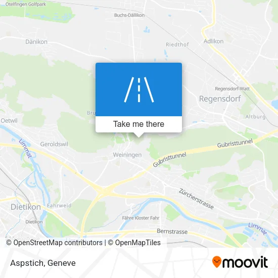 Aspstich map