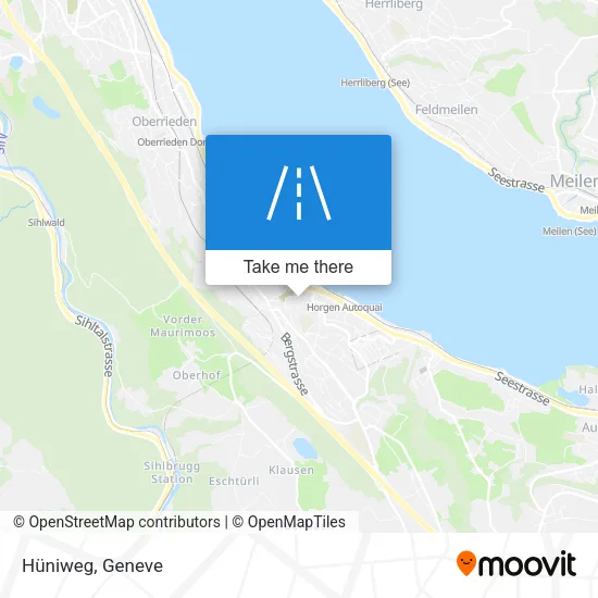 Hüniweg map