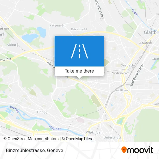 Binzmühlestrasse map