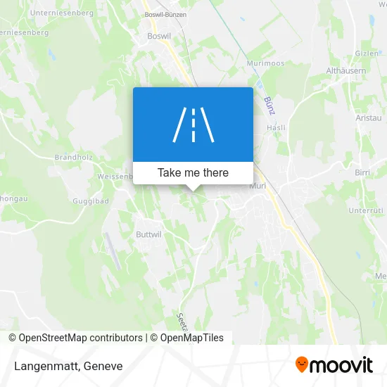 Langenmatt map