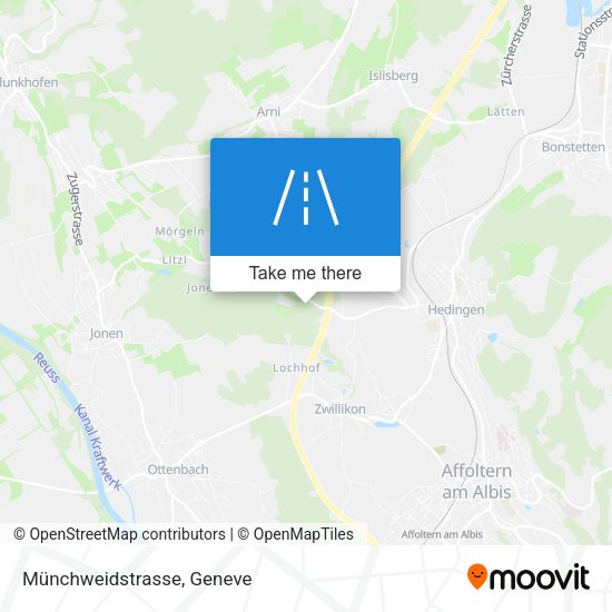 Münchweidstrasse map