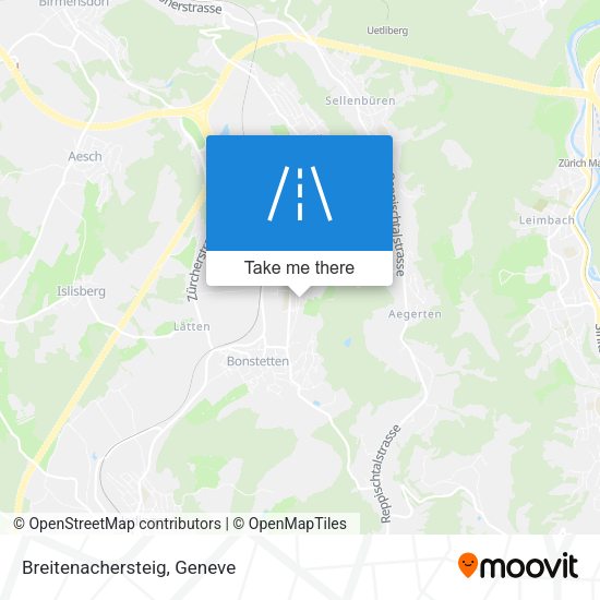 Breitenachersteig map