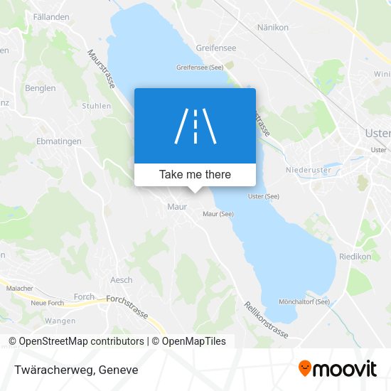 Twäracherweg map