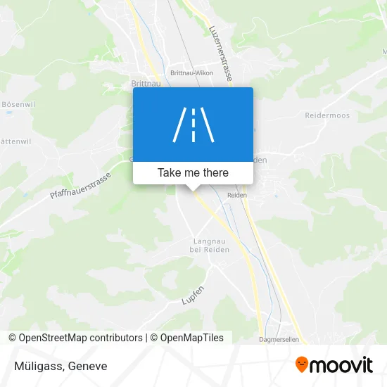 Müligass map