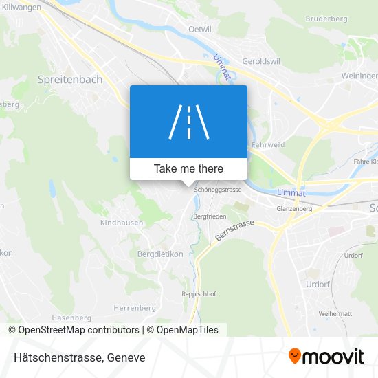 Hätschenstrasse map