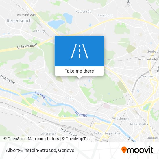 Albert-Einstein-Strasse map