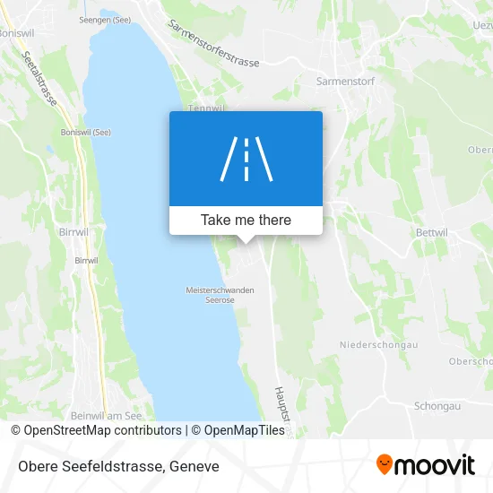 Obere Seefeldstrasse map