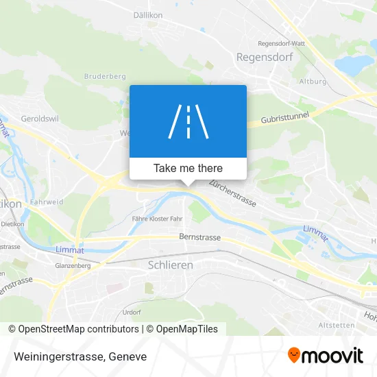 Weiningerstrasse map