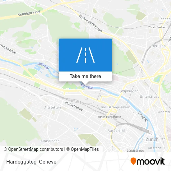 Hardeggsteg map