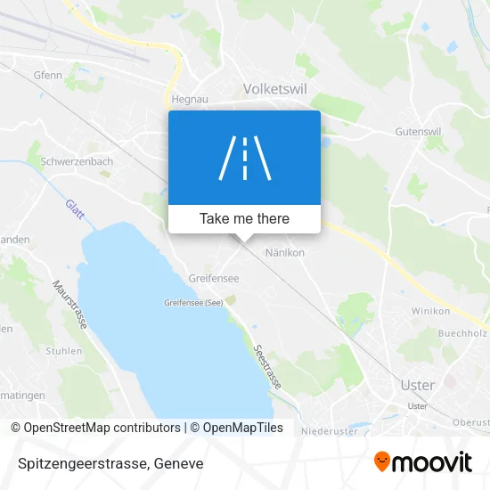 Spitzengeerstrasse map