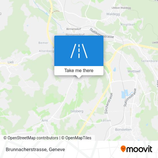 Brunnacherstrasse map
