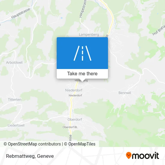 Rebmattweg map