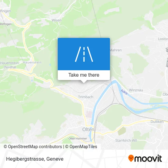 Hegibergstrasse map