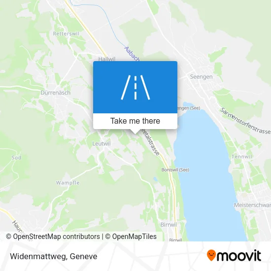 Widenmattweg map