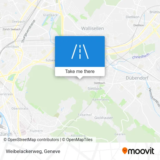Weibelackerweg map