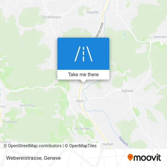Webereistrasse map