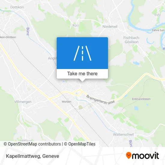 Kapellmattweg map