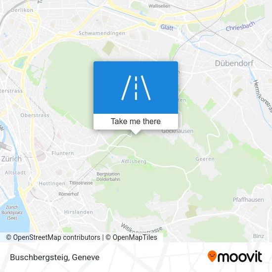 Buschbergsteig map