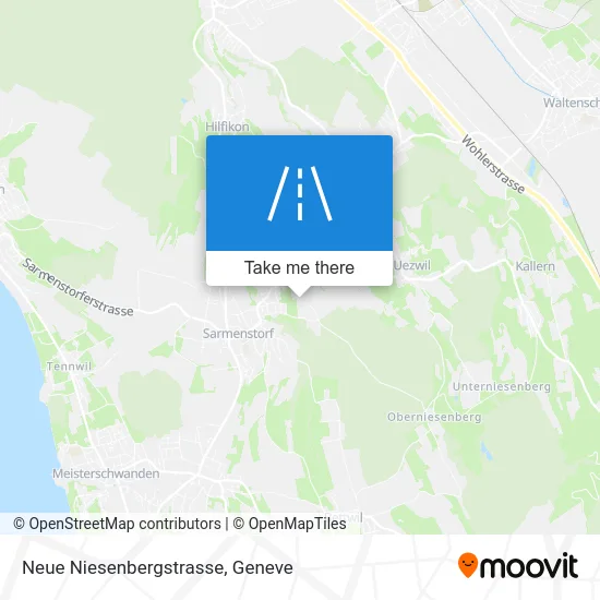 Neue Niesenbergstrasse map