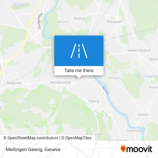 Mellingen Geerig map