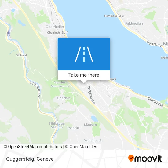 Guggersteig map