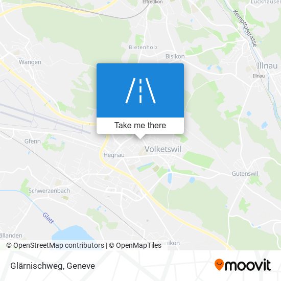 Glärnischweg map