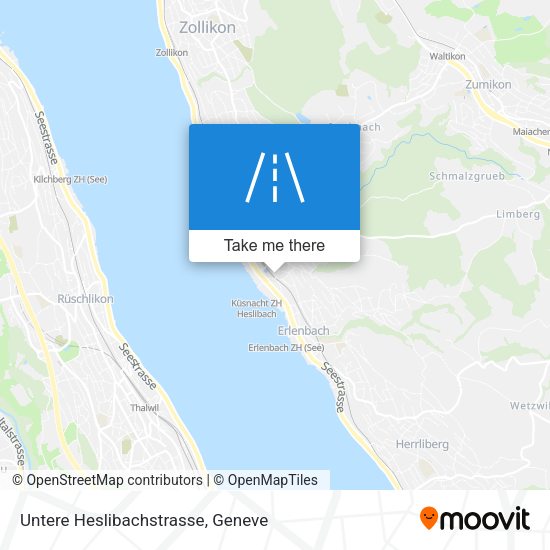 Untere Heslibachstrasse map