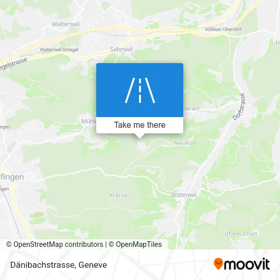 Dänibachstrasse map