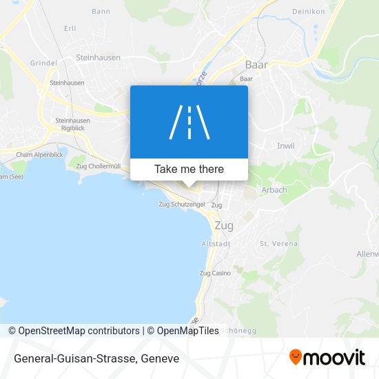 General-Guisan-Strasse map