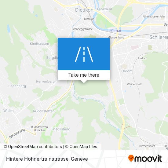 Hintere Hohnertrainstrasse map