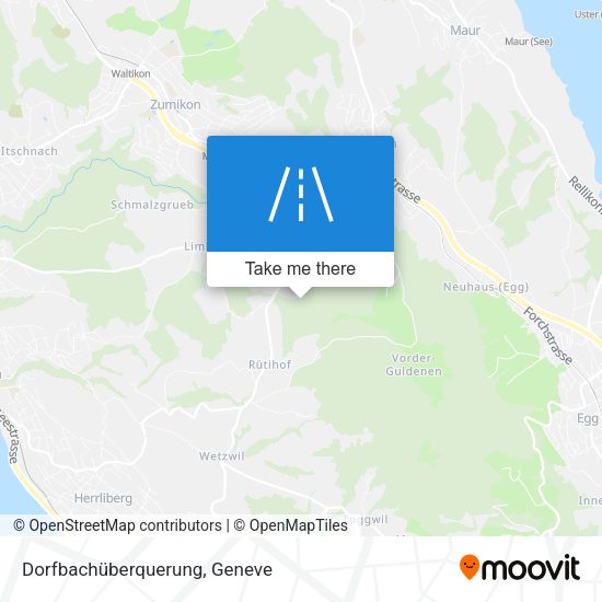 Dorfbachüberquerung map