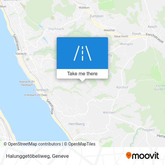 Halunggetöbeliweg map