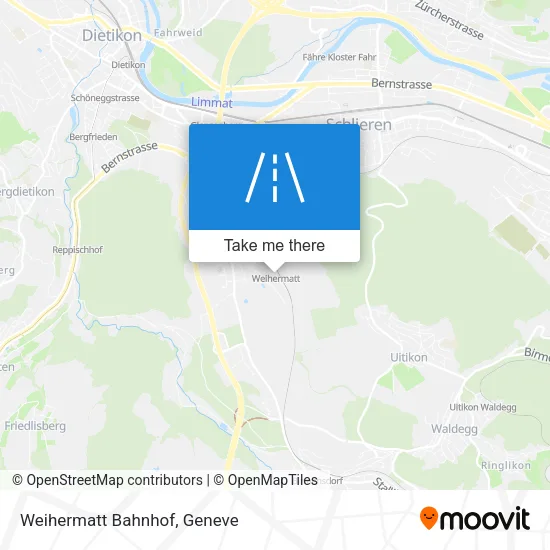 Weihermatt Bahnhof map