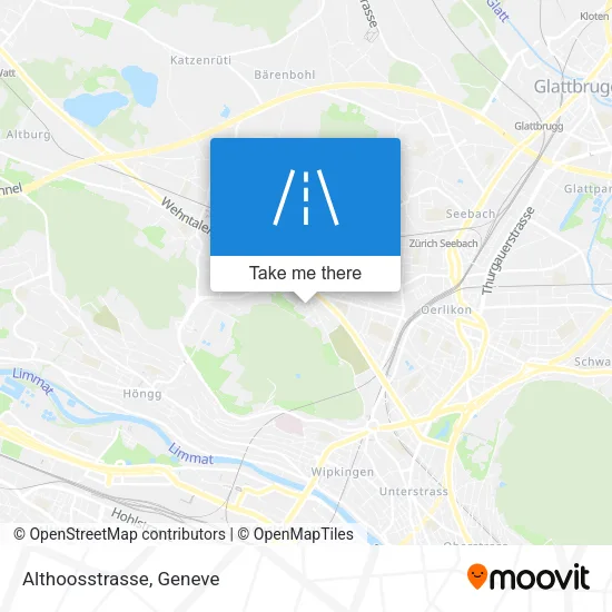 Althoosstrasse map