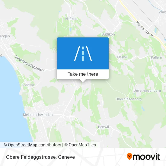 Obere Feldeggstrasse map