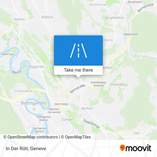 In Der Rüti map