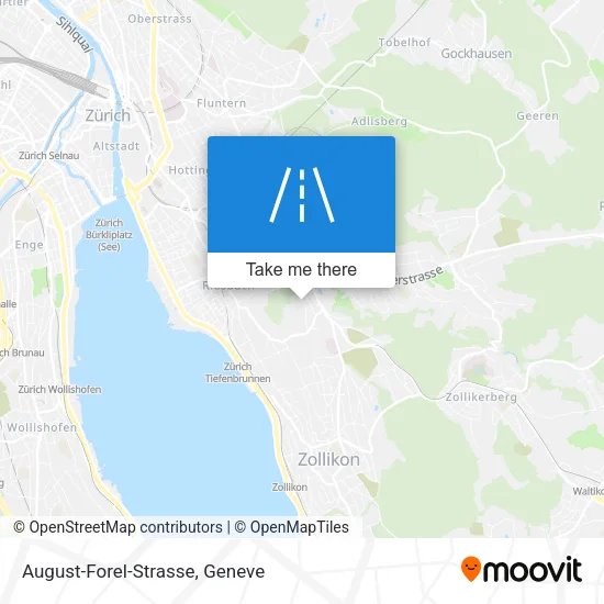 August-Forel-Strasse map