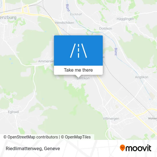 Riedlimattenweg map