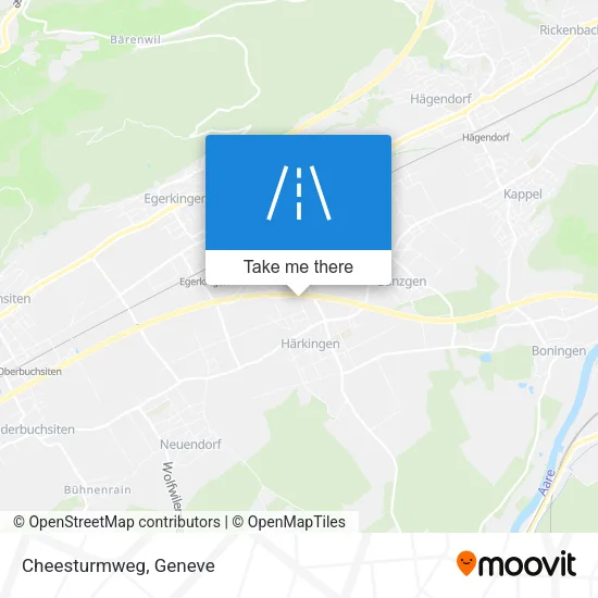Cheesturmweg map