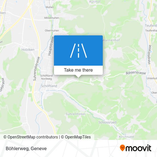 Böhlerweg map