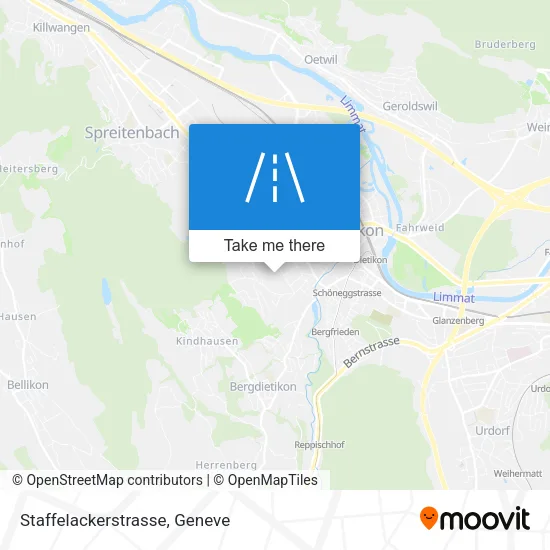 Staffelackerstrasse map