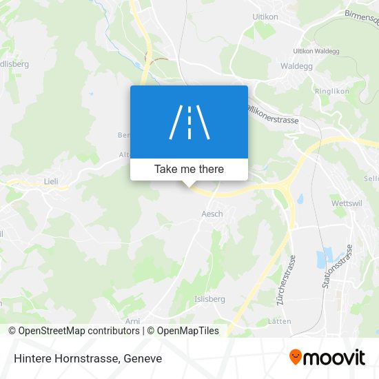 Hintere Hornstrasse map
