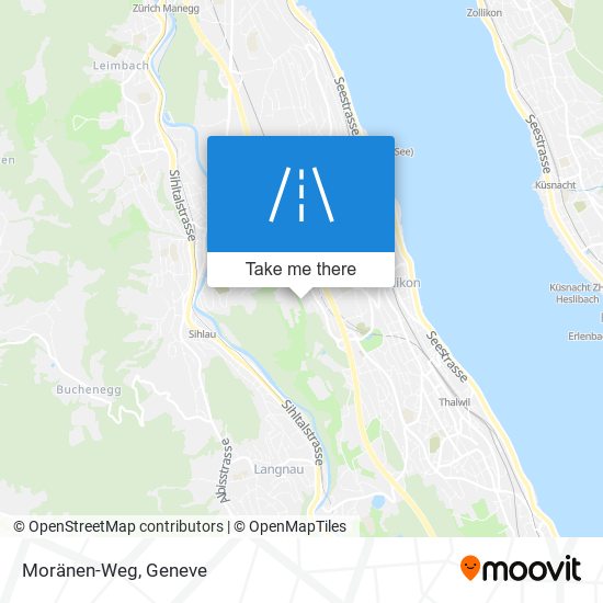 Moränen-Weg map