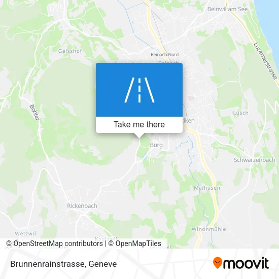 Brunnenrainstrasse map