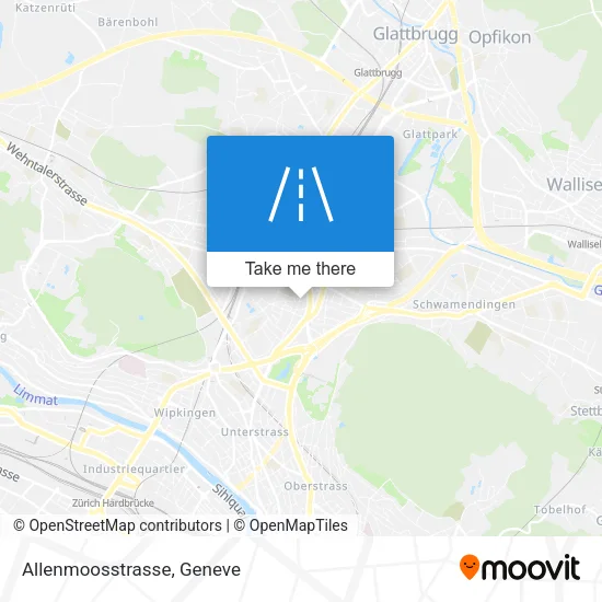 Allenmoosstrasse map