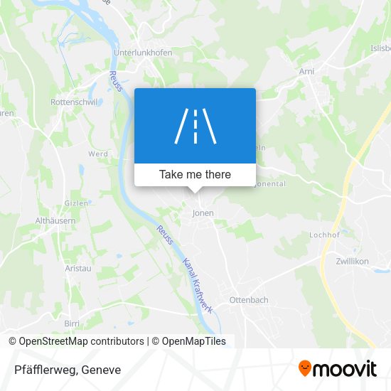 Pfäfflerweg map