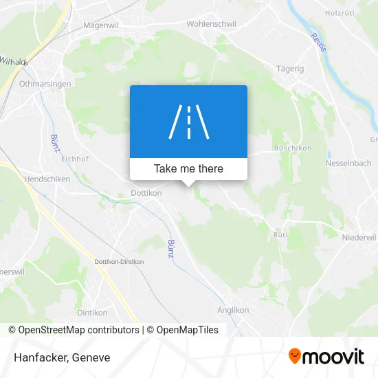 Hanfacker map