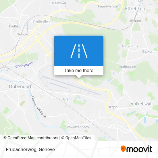 Früeächerweg map