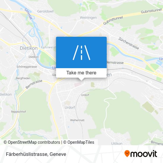 Färberhüslistrasse map