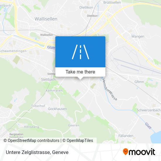 Untere Zelglistrasse map